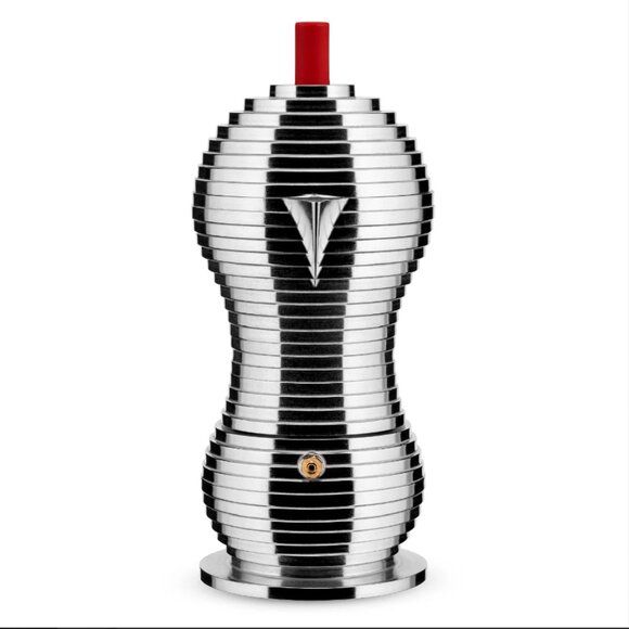 Pulcina Espresso Coffee Maker – Alessi x illy by Michele De Lucchi – 6-Cup Moka - Picture 3 of 7